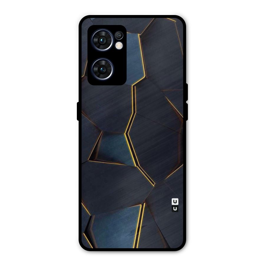 Royal Abstract Metal Back Case for Oppo Reno7 5G