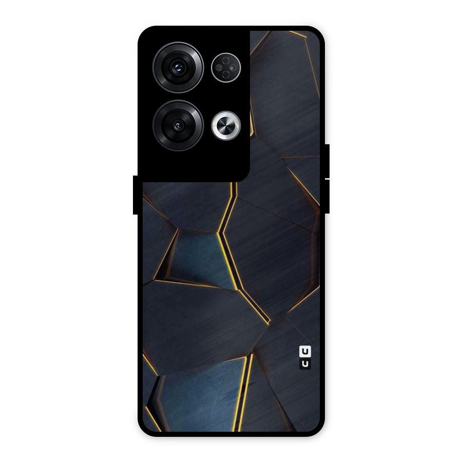 Royal Abstract Metal Back Case for Oppo Reno8 Pro 5G