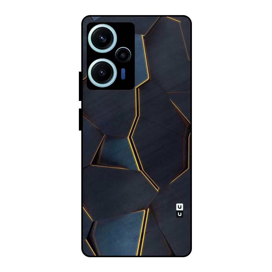 Royal Abstract Metal Back Case for Poco F5