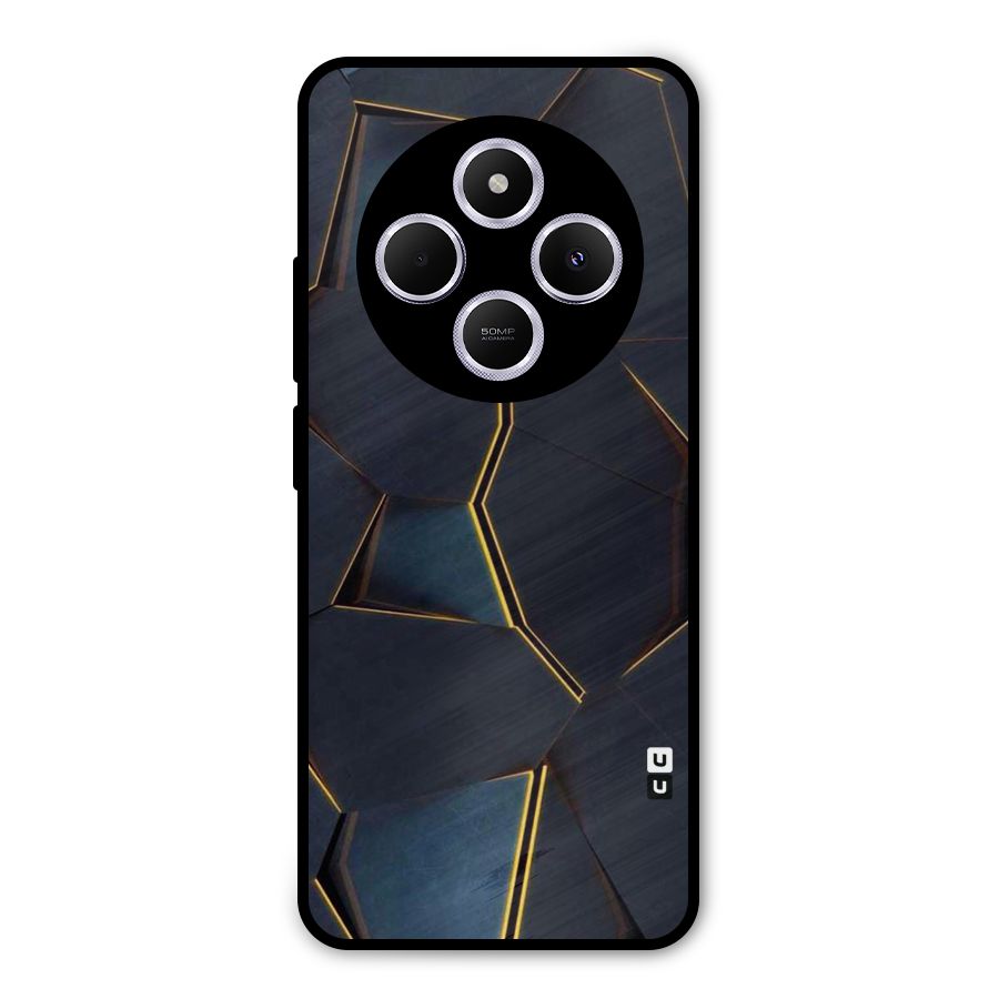 Royal Abstract Metal Back Case for Poco M7