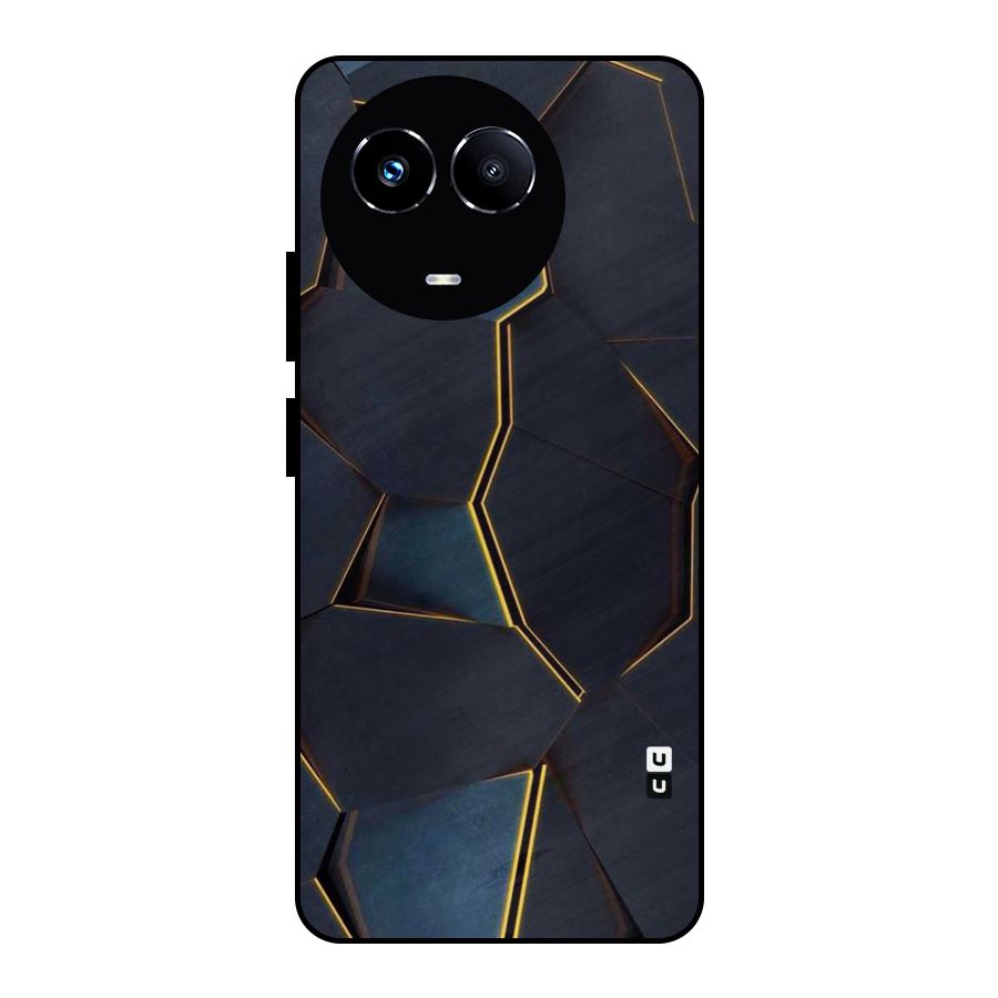 Royal Abstract Metal Back Case for Realme 11X