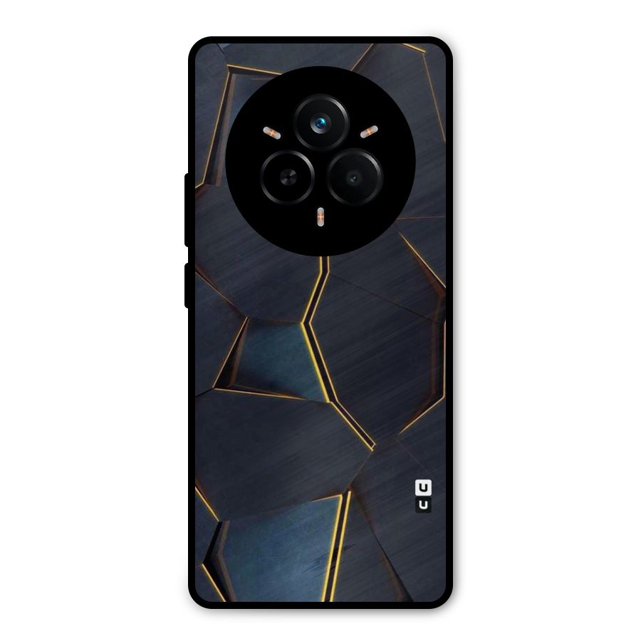 Royal Abstract Metal Back Case for Realme 14 Pro
