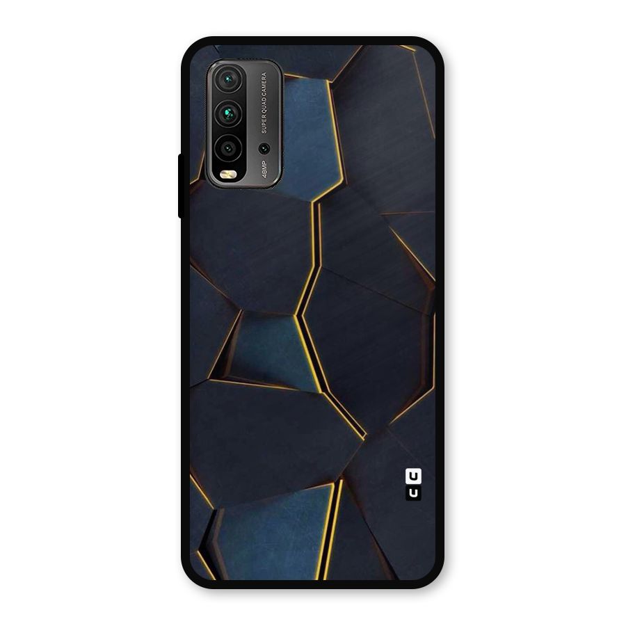 Royal Abstract Metal Back Case for Redmi 9 Power