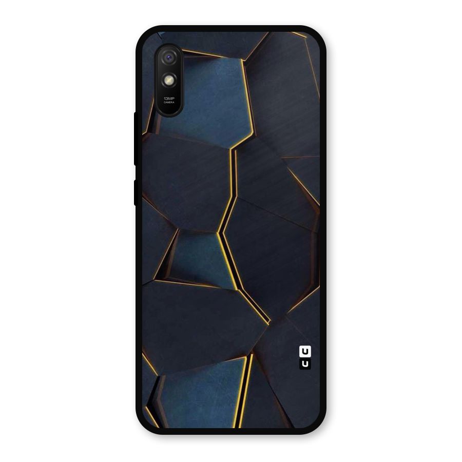 Royal Abstract Metal Back Case for Redmi 9a