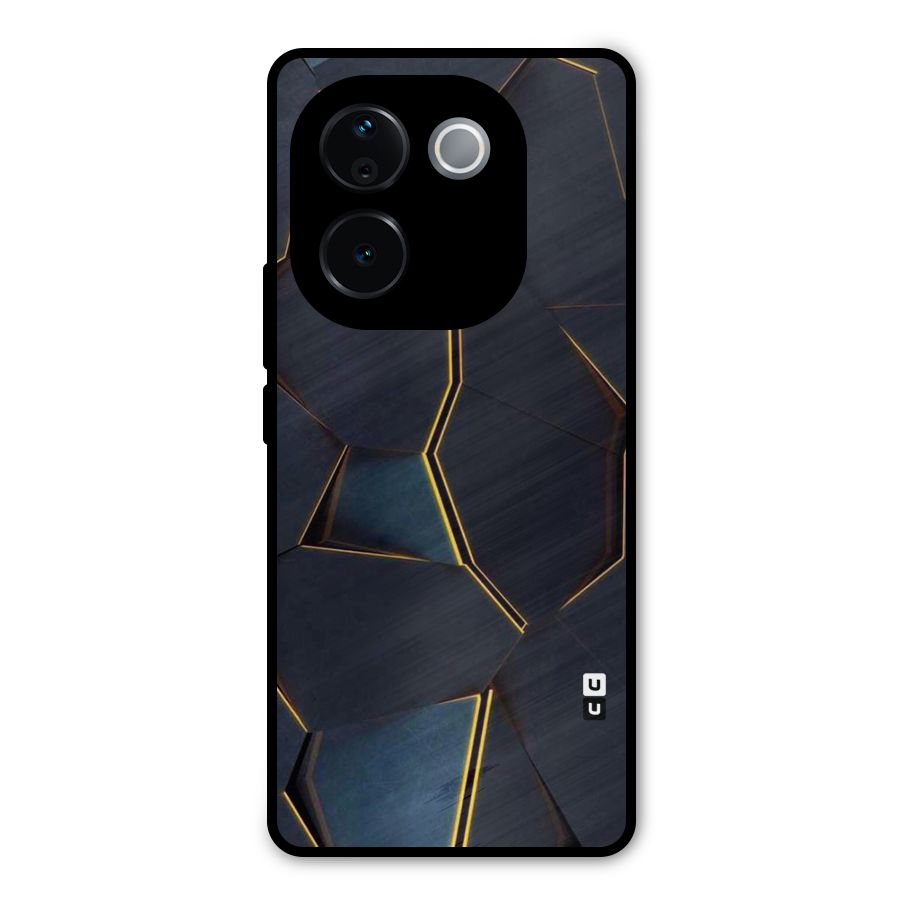 Royal Abstract Metal Back Case for Vivo T3 Pro