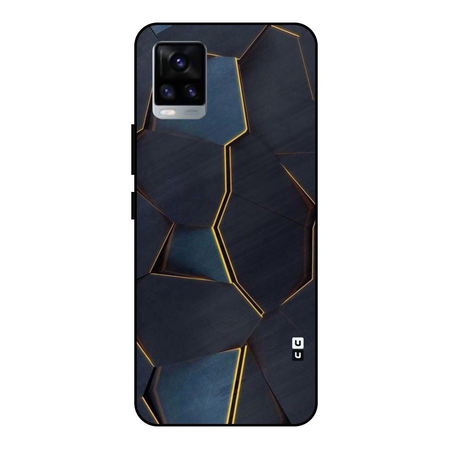 Royal Abstract Metal Back Case for Vivo V20 2021