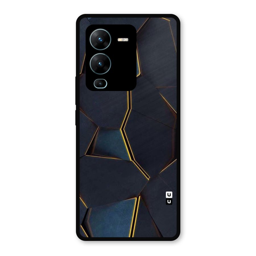 Royal Abstract Metal Back Case for Vivo V25 Pro