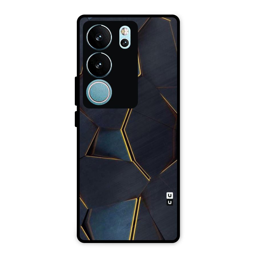 Royal Abstract Metal Back Case for Vivo V29 Pro