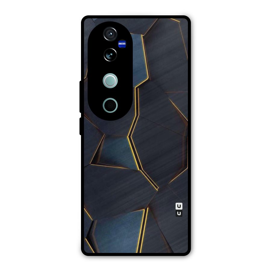 Royal Abstract Metal Back Case for Vivo V40