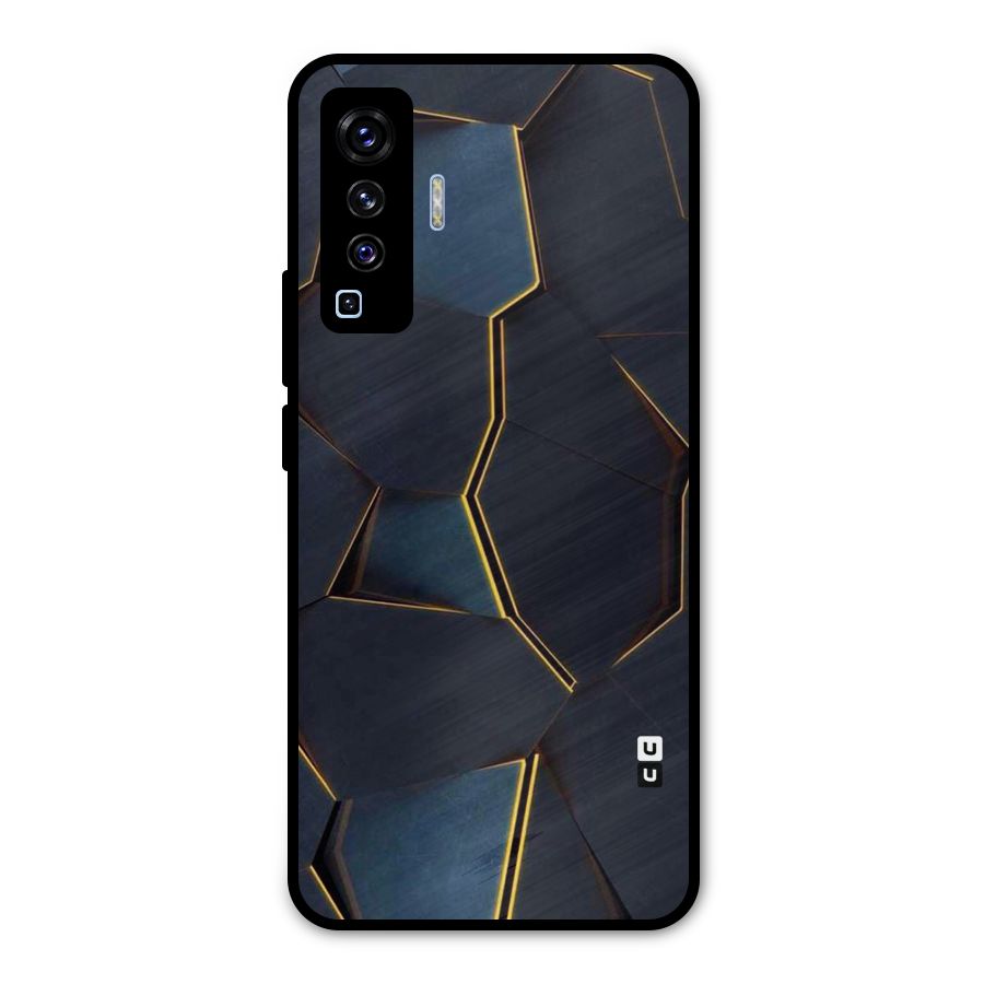Royal Abstract Metal Back Case for Vivo X50
