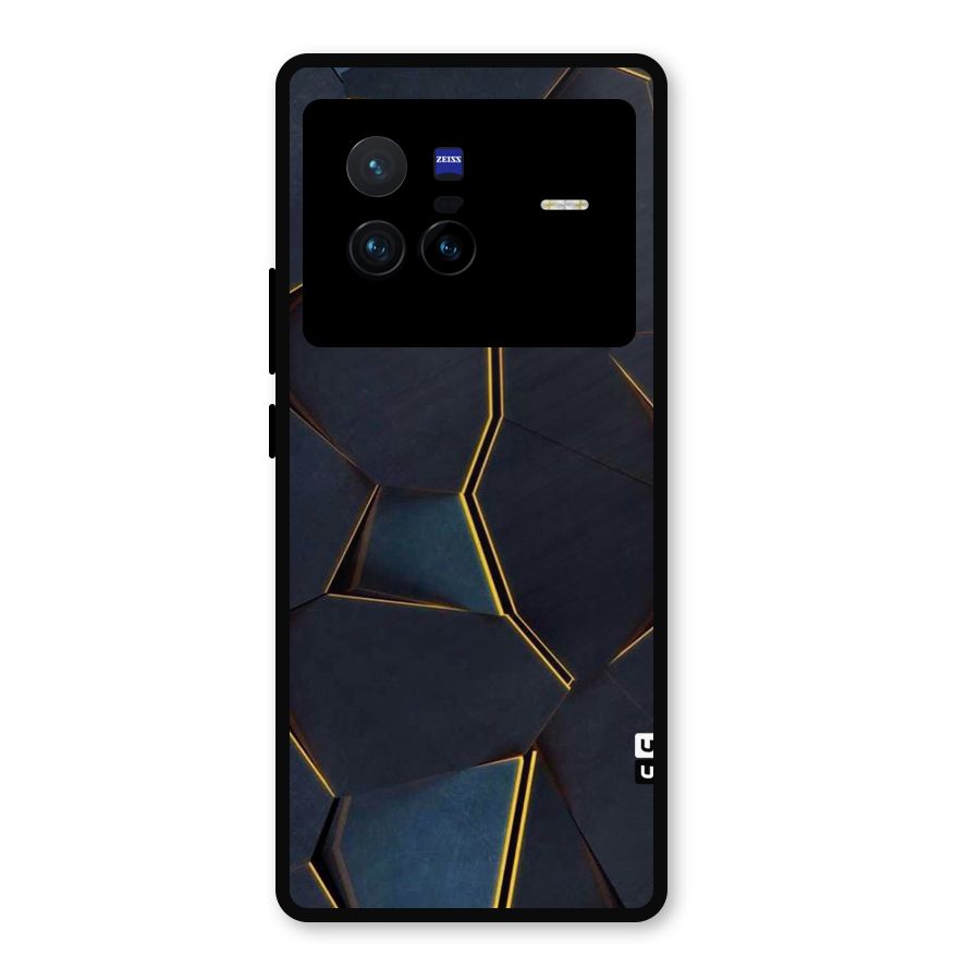 Royal Abstract Metal Back Case for Vivo X80