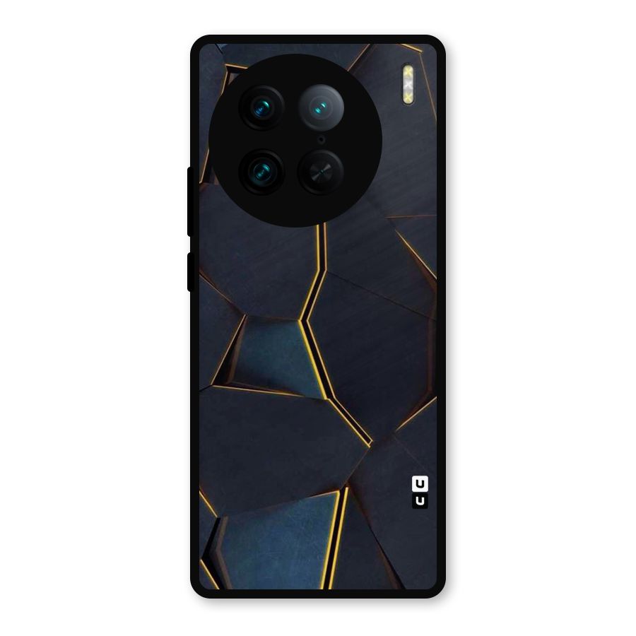 Royal Abstract Metal Back Case for Vivo X90 Pro