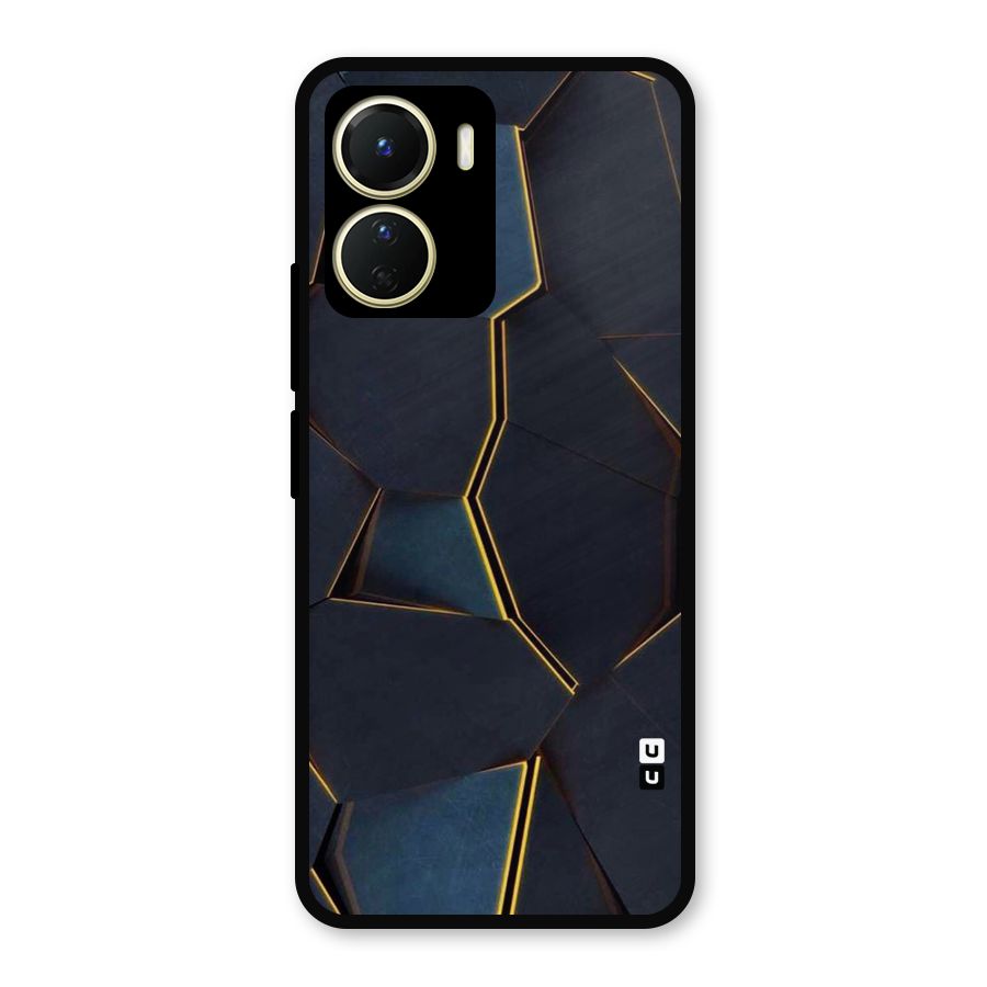 Royal Abstract Metal Back Case for Vivo Y16