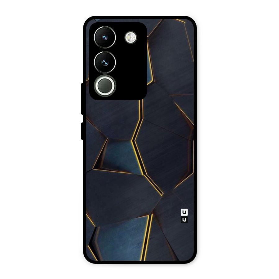 Royal Abstract Metal Back Case for Vivo Y200
