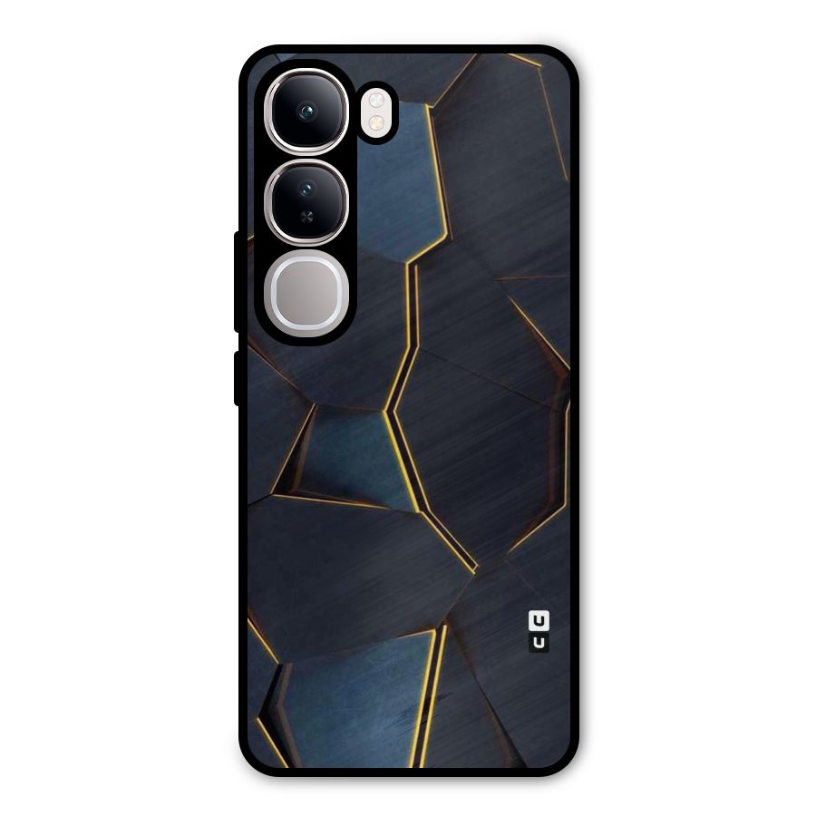 Royal Abstract Metal Back Case for Vivo Y300
