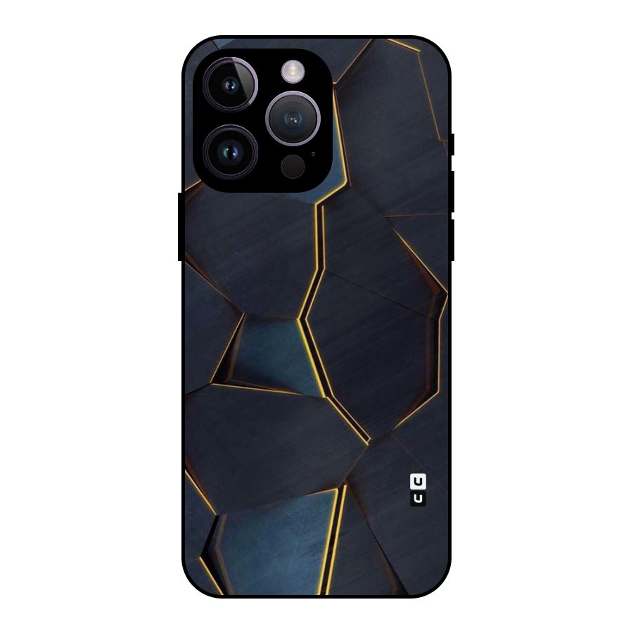 Royal Abstract Metal Back Case for iPhone 14 Pro Max