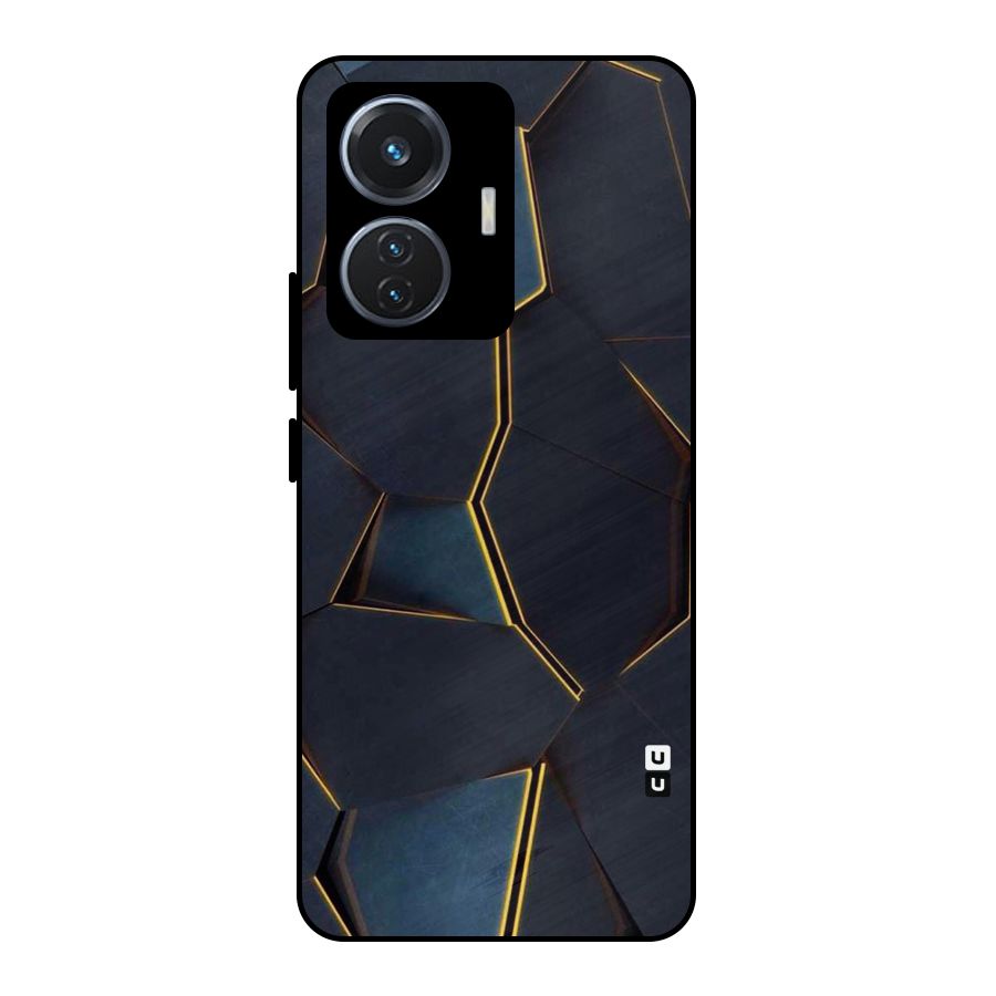 Royal Abstract Metal Back Case for iQOO Z6 44W