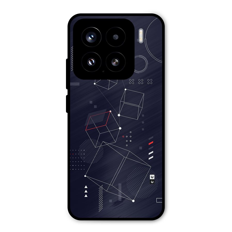 Royal Abstract Shapes Metal Back Case for Xiaomi 15