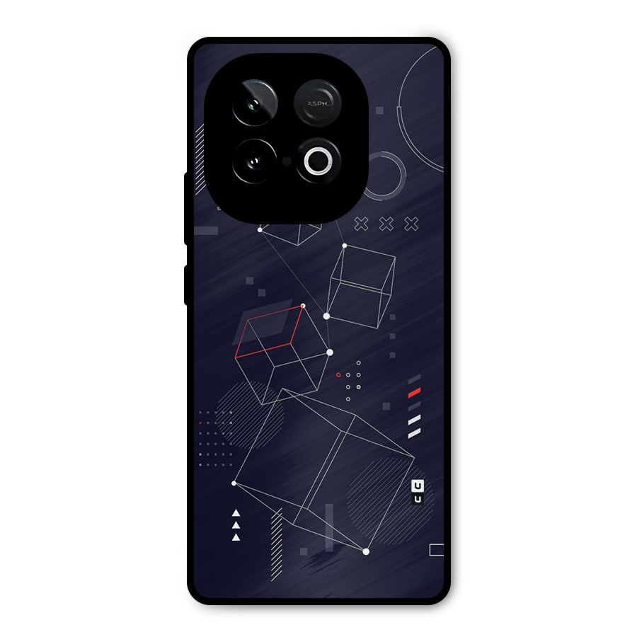 Royal Abstract Shapes Metal Back Case for iQOO Neo 10