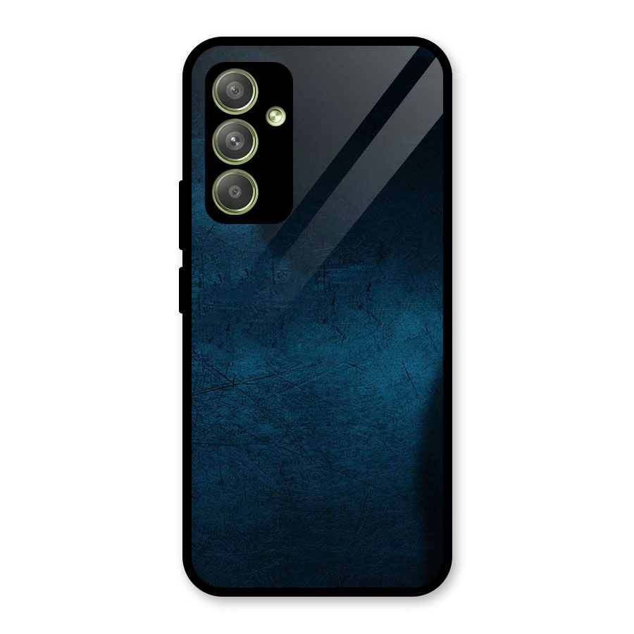 Royal Blue Glass Back Case for Galaxy A54