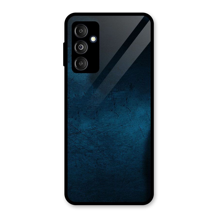 Royal Blue Glass Back Case for Galaxy M14 5G