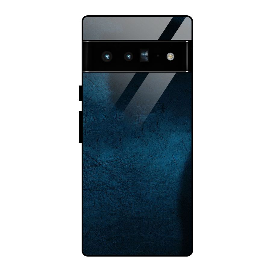 Royal Blue Glass Back Case for Google Pixel 6 Pro