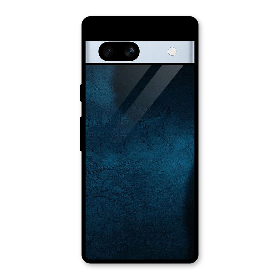 Royal Blue Glass Back Case for Google Pixel 7a