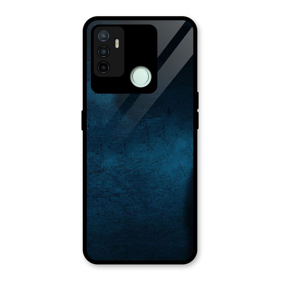 Royal Blue Glass Back Case for Oppo A53