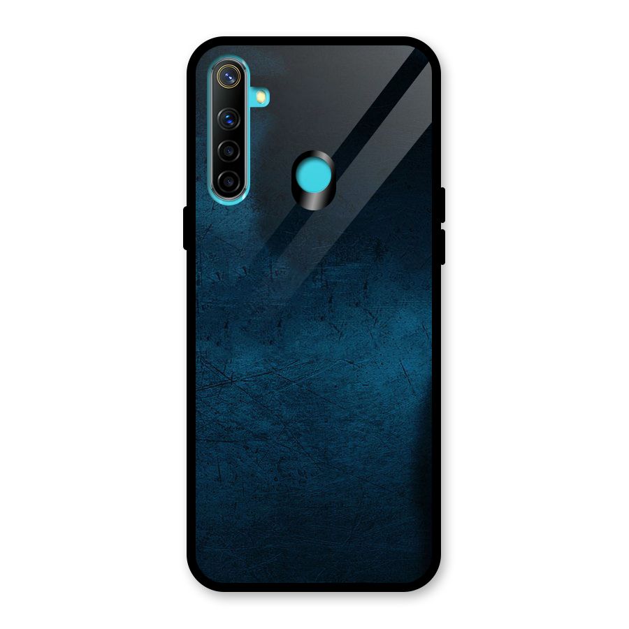 Royal Blue Glass Back Case for Realme 5