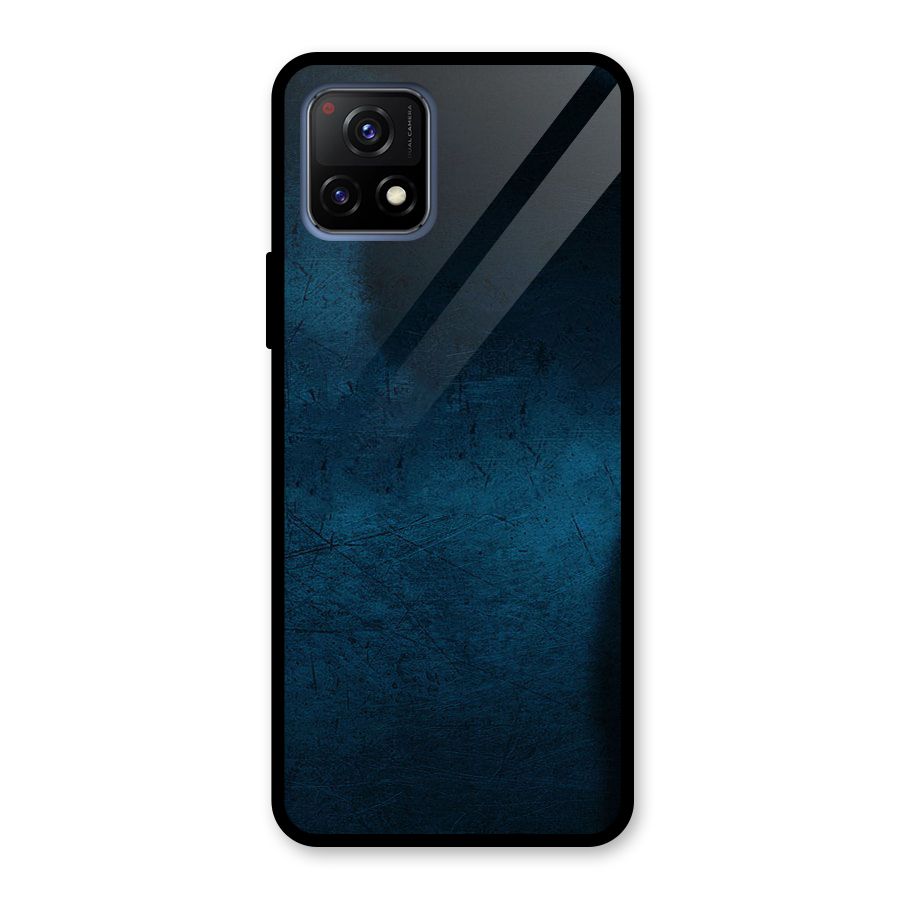 Royal Blue Glass Back Case for Vivo Y72 5G