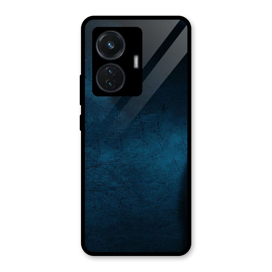 Royal Blue Glass Back Case for iQOO Z6 44W