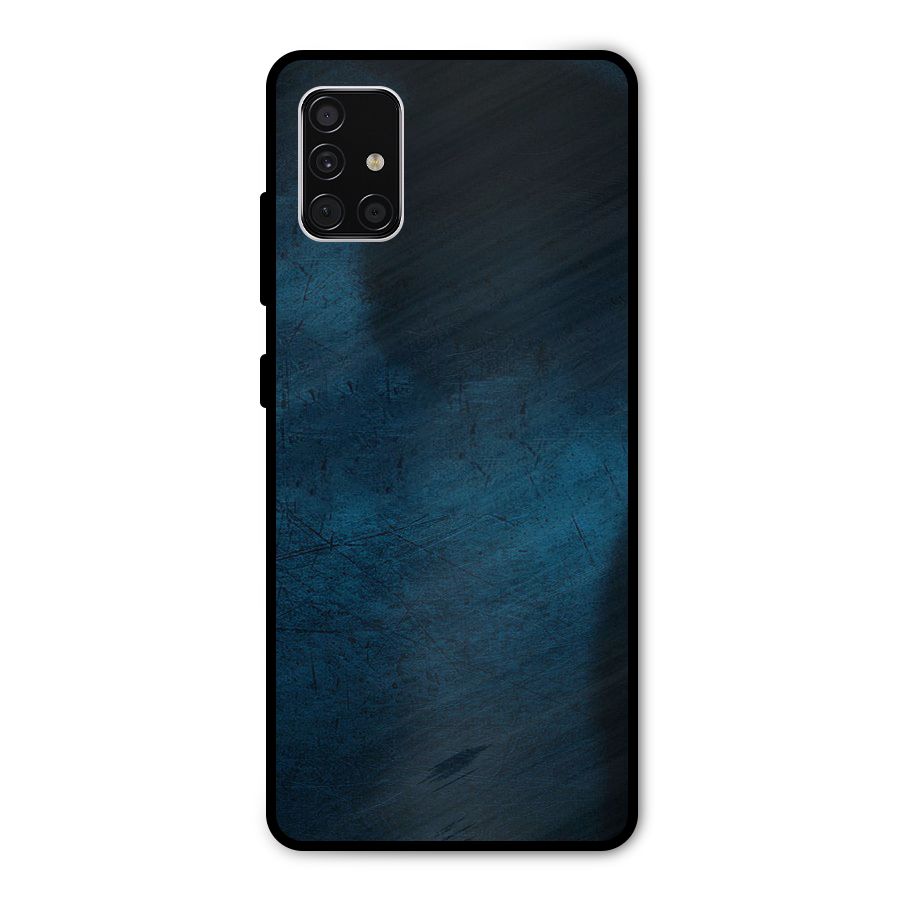 Royal Blue Metal Back Case for Galaxy A51