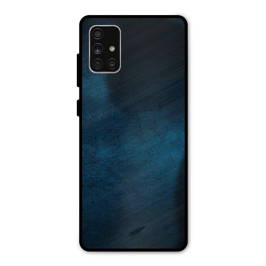 Royal Blue Metal Back Case for Galaxy A71