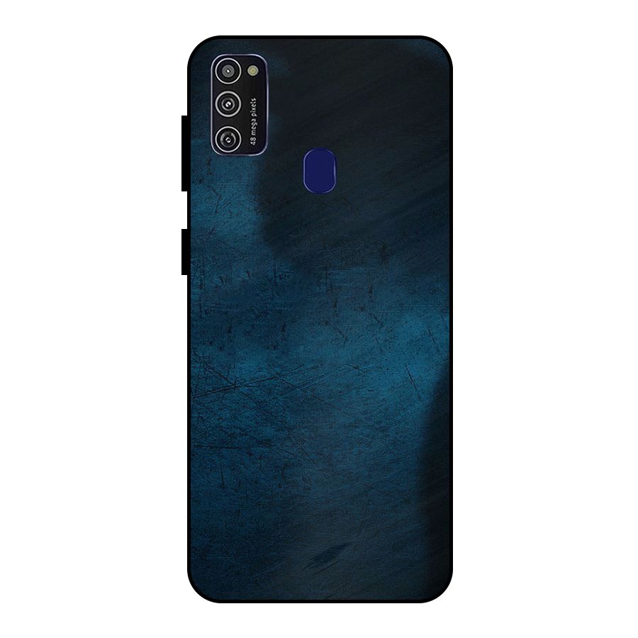 Royal Blue Metal Back Case for Galaxy M21