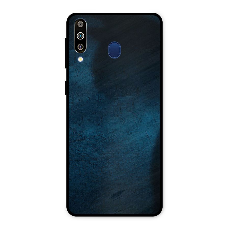 Royal Blue Metal Back Case for Galaxy M30