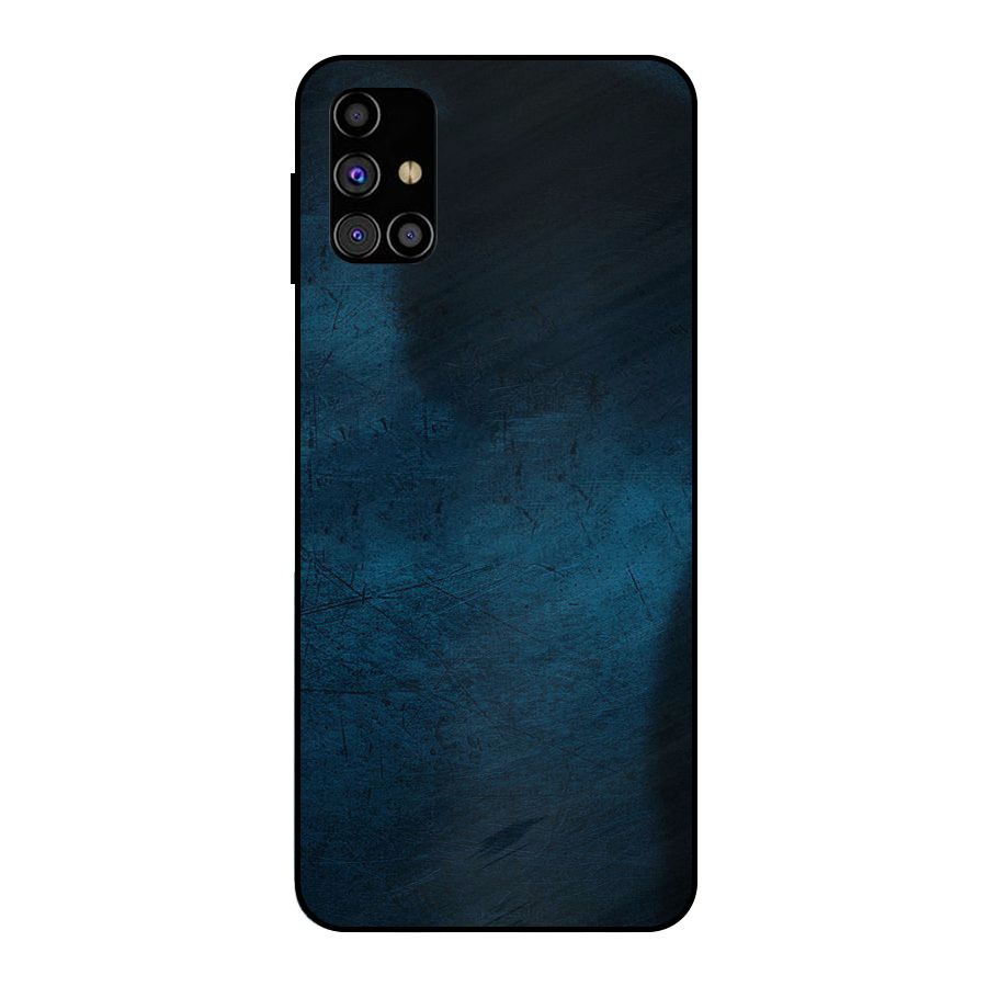 Royal Blue Metal Back Case for Galaxy M31s