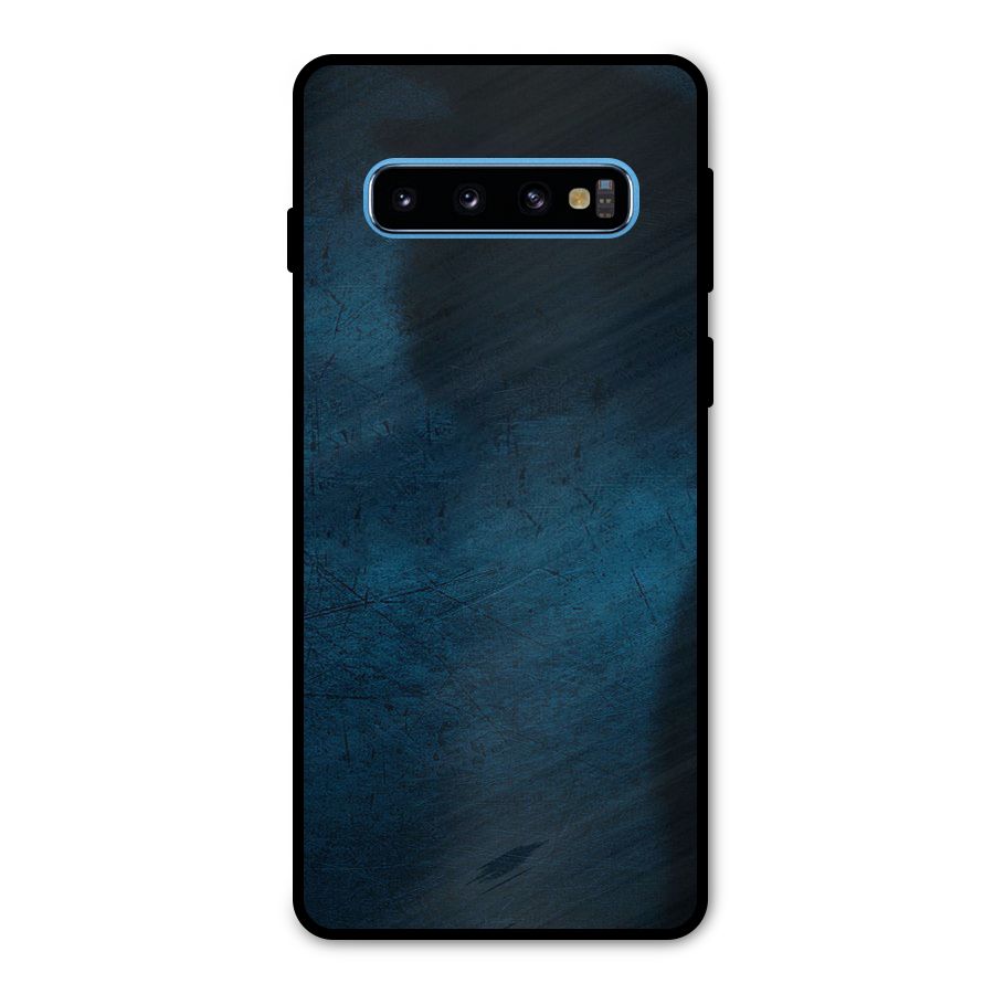 Royal Blue Metal Back Case for Galaxy S10