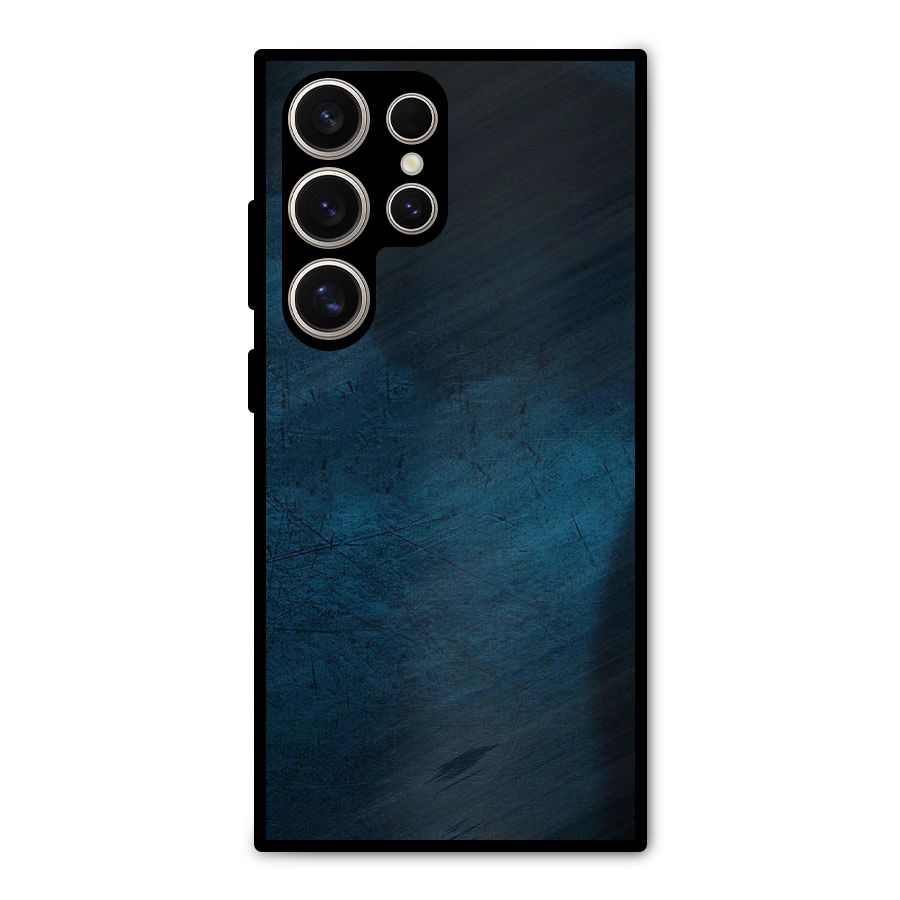 Royal Blue Metal Back Case for Galaxy S24 Ultra