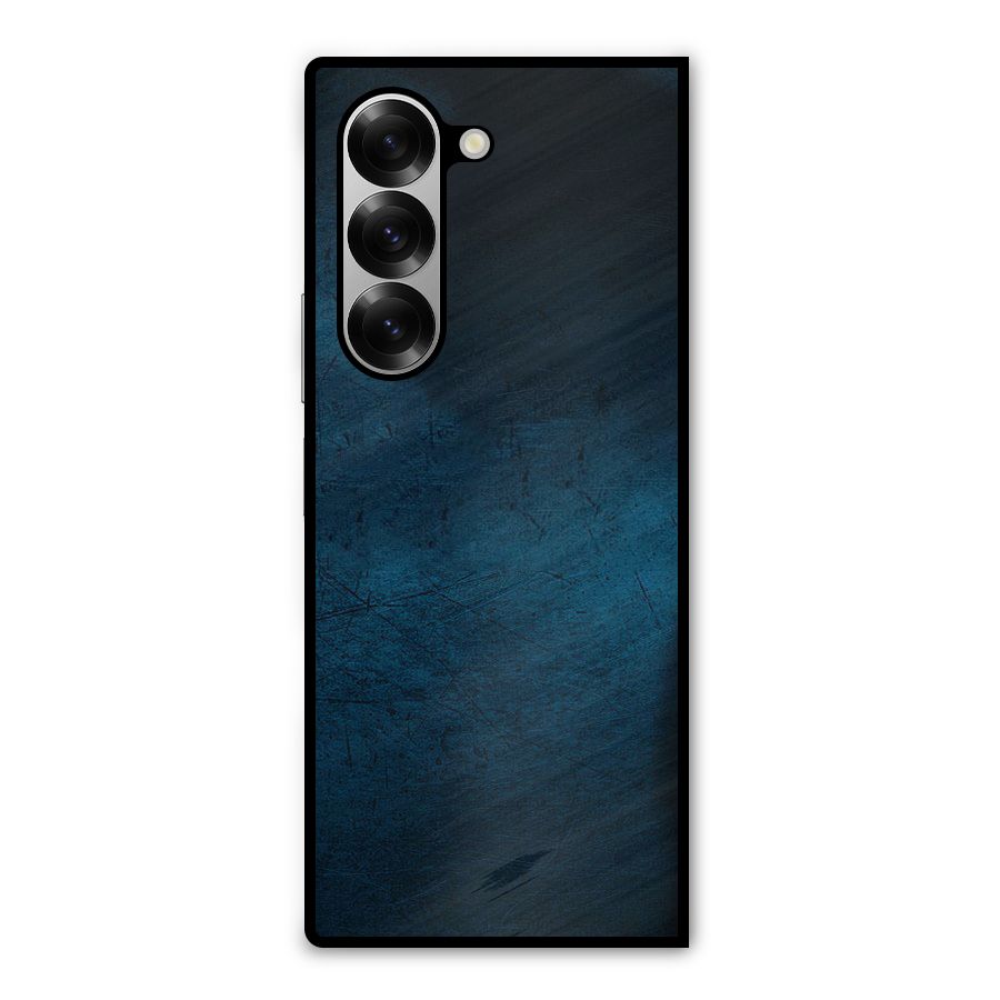 Royal Blue Metal Back Case for Galaxy Z Fold6
