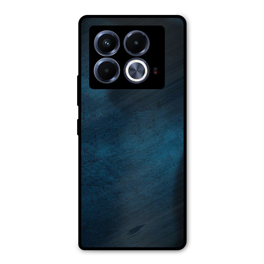 Royal Blue Metal Back Case for Infinix Note 40 5G