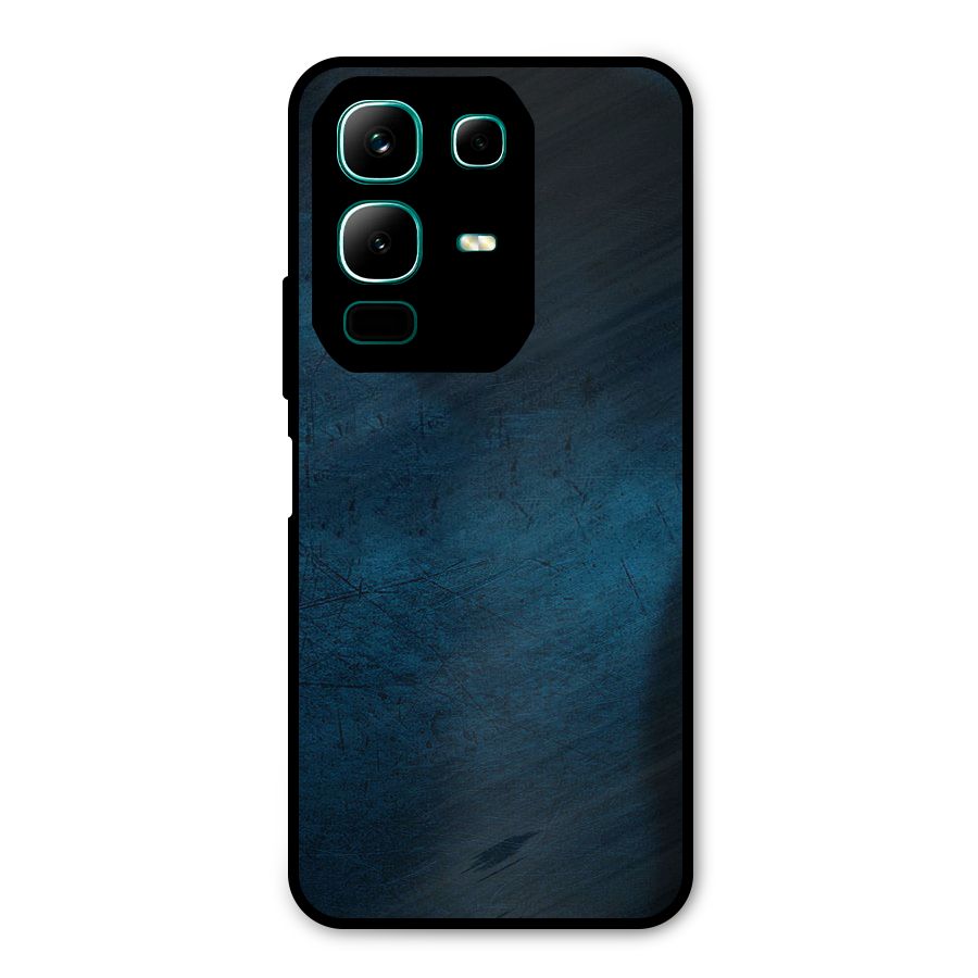 Royal Blue Metal Back Case for Infinix Note 50x