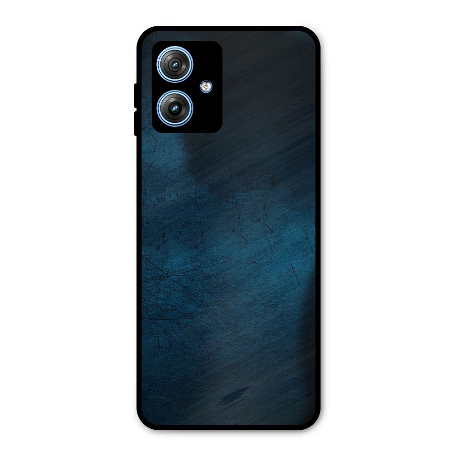 Royal Blue Metal Back Case for Moto G54