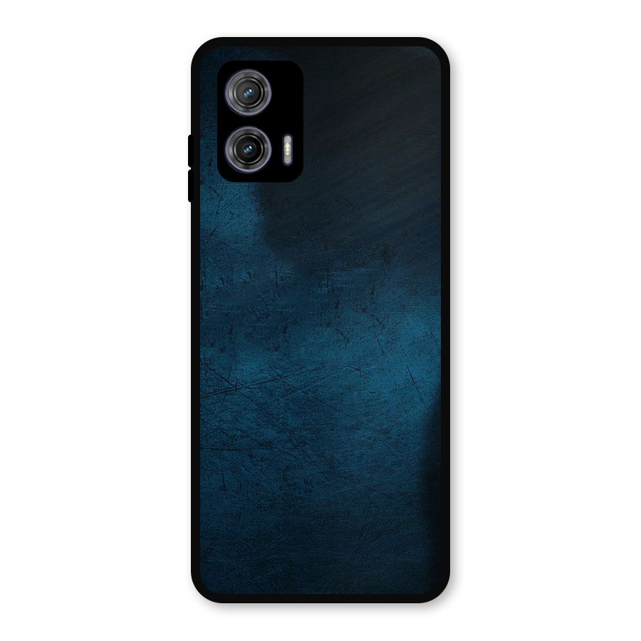 Royal Blue Metal Back Case for Moto G73