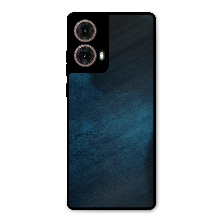 Royal Blue Metal Back Case for Moto G85