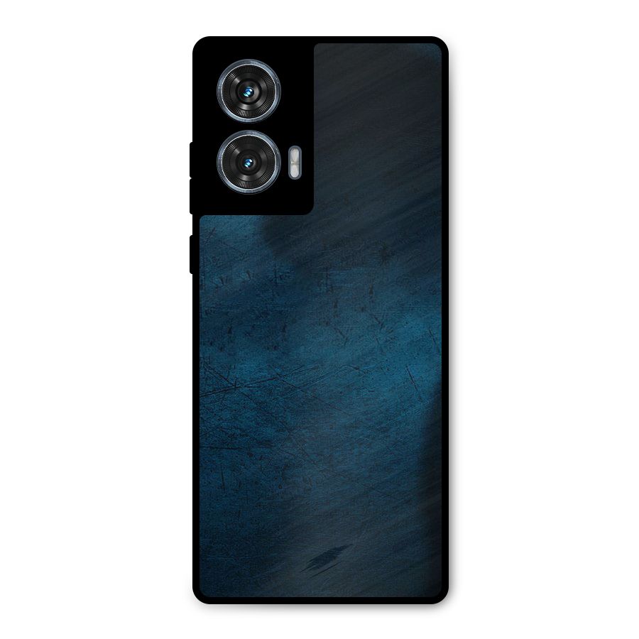 Royal Blue Metal Back Case for Motorola Edge 50 Fusion