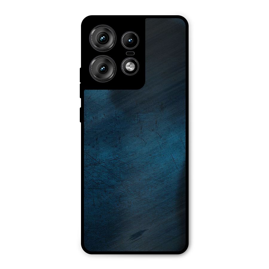 Royal Blue Metal Back Case for Motorola Edge 50 Pro