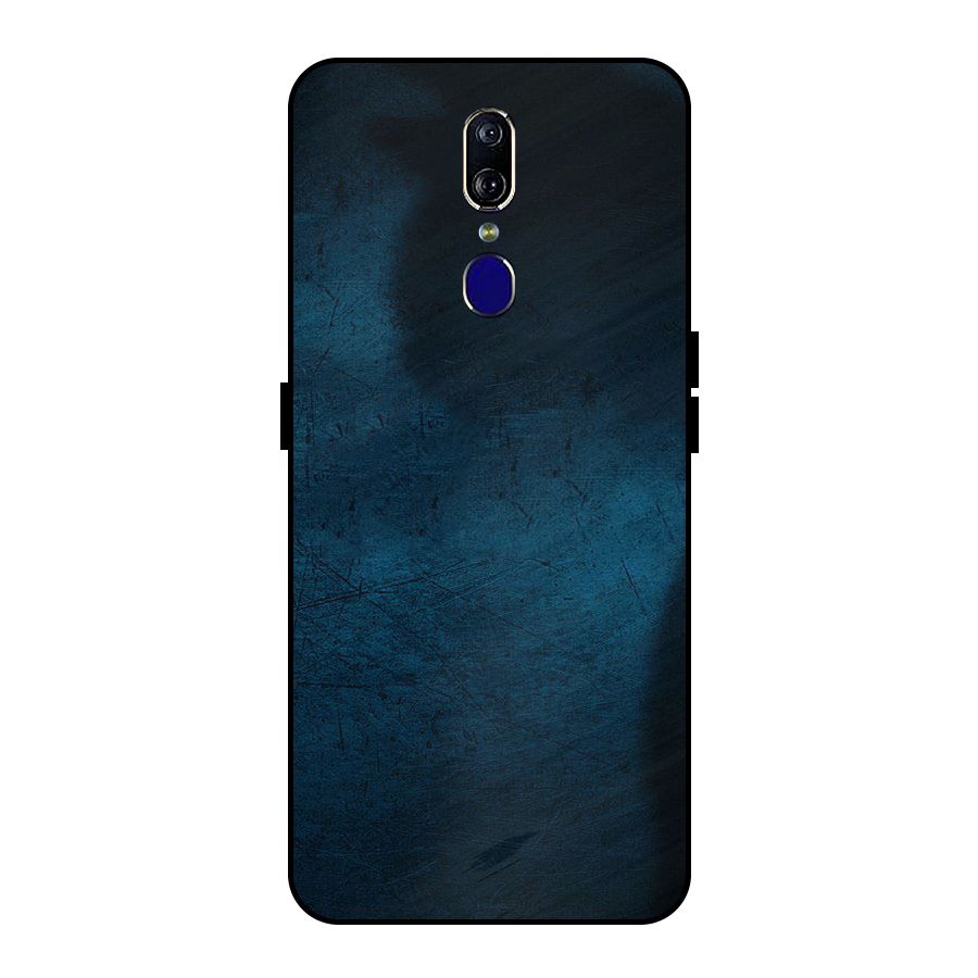 Royal Blue Metal Back Case for Oppo F11