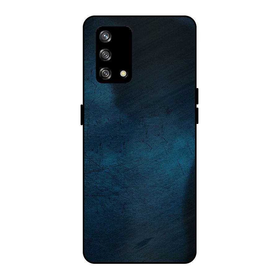 Royal Blue Metal Back Case for Oppo F19