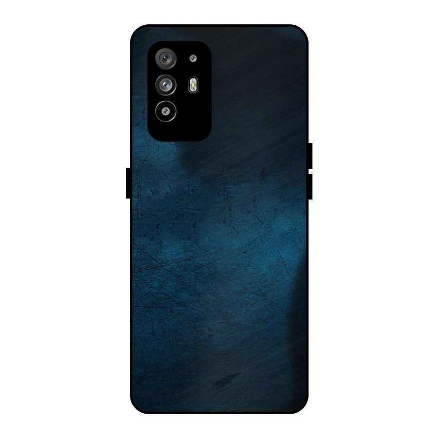 Royal Blue Metal Back Case for Oppo F19 Pro Plus 5G