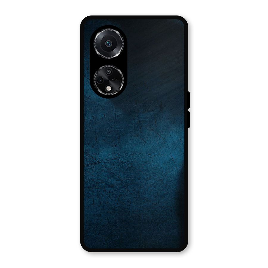 Royal Blue Metal Back Case for Oppo F23